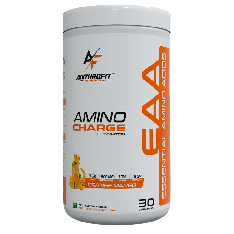 Anthrofit EAA+BCAA | 30 Servings| Fastest Muscle Recovery | Maximized Workout Performance |BCAA For Men | BCAA Supplements For Men & Women | 10g Serving with Ideal 2:1:1 Ratio + Muscle Activators + Electrolytes + Hydration
