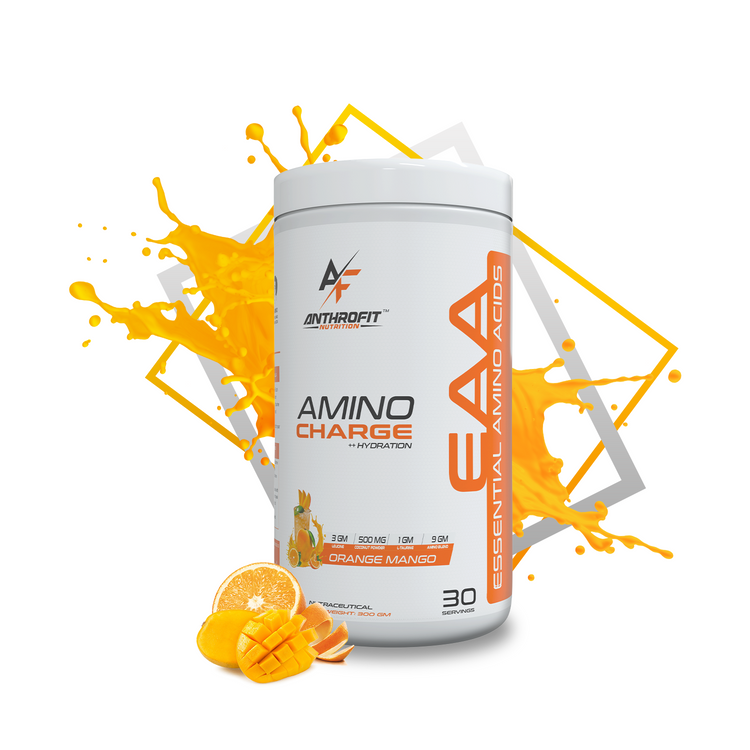 Anthrofit EAA+BCAA | 30 Servings| Fastest Muscle Recovery | Maximized Workout Performance |BCAA For Men | BCAA Supplements For Men & Women | 10g Serving with Ideal 2:1:1 Ratio + Muscle Activators + Electrolytes + Hydration