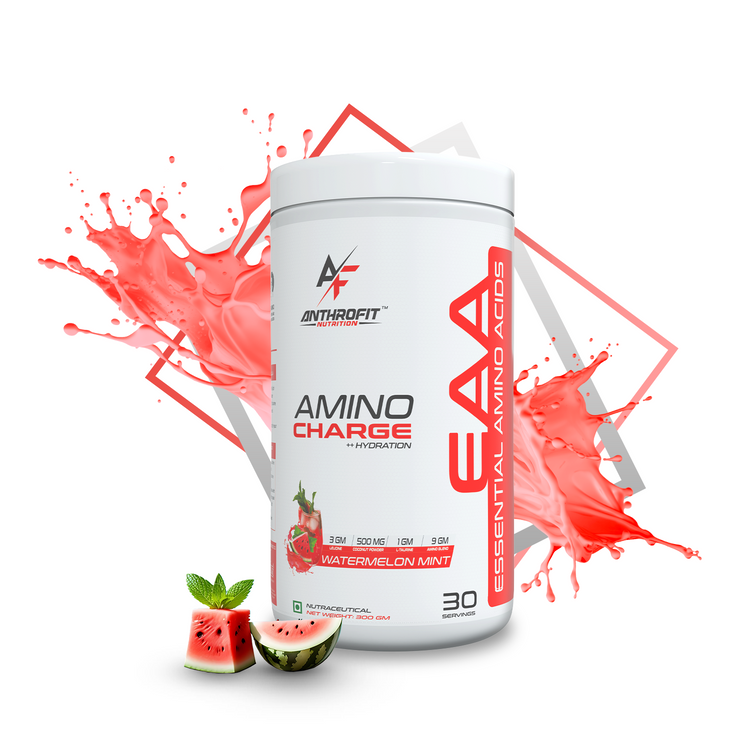 Anthrofit EAA+BCAA | 30 Servings| Fastest Muscle Recovery | Maximized Workout Performance |BCAA For Men | BCAA Supplements For Men & Women | 10g Serving with Ideal 2:1:1 Ratio + Muscle Activators + Electrolytes + Hydration